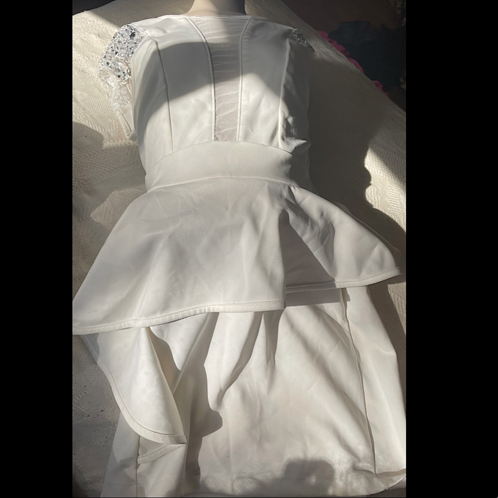 White gorgeous dress